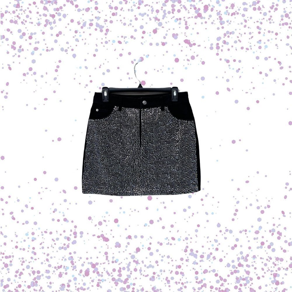 Topshop Black and White Skirt